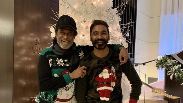 Rajinikanth and son-in-law Dhanush’s festive avatar takes over the