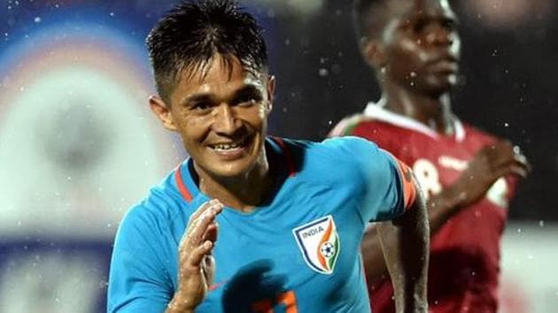 File image of Sunil Chhetri. (PTI) File image of Sunil Chhetri. (PTI)