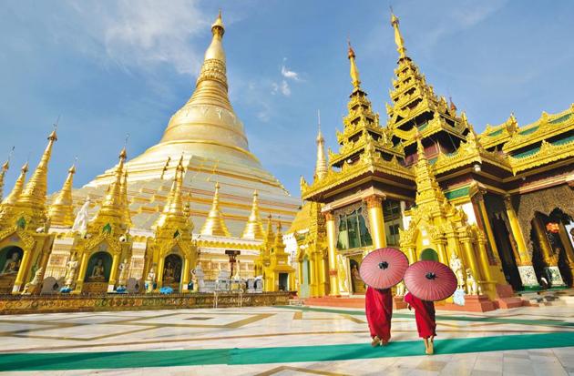 Shwedagon pagoda is Yangon’s most famous and biggest pagoda(Getty images)