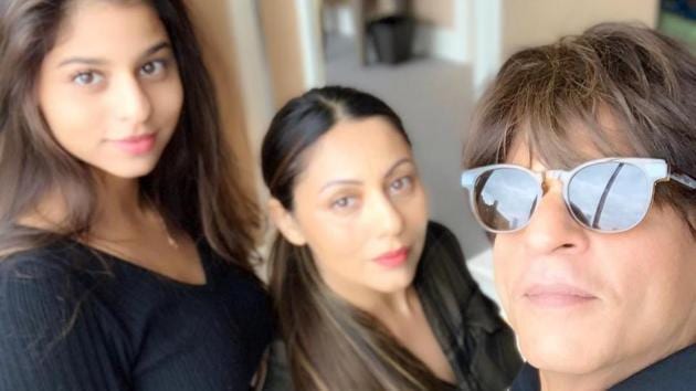 Shah Rukh Khan with wife Gauri and daughter Suhana. Suhana has also expressed interest in becoming an actor. (Instagram) Shah Rukh Khan with wife Gauri and daughter Suhana. Suhana has also expressed interest in becoming an actor. (Instagram)