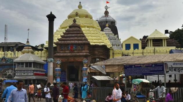 A view of the Jagannath Temple in Puri.(HT File Photo/Raj K Raj) A view of the Jagannath Temple in Puri.(HT File Photo/Raj K Raj)