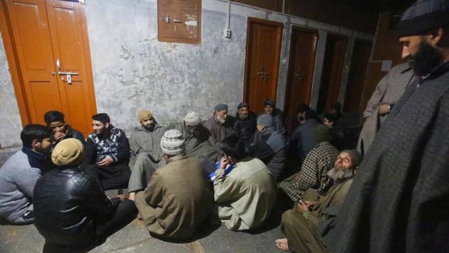 Kashmiri Muslims rest and warm themselves inside the portion of a mosque locally know as Hamam on a cold evening in Srinagar. ‘Chillai-Kalan’ ends on January 31, but the cold persists even after that in Kashmir. The 40-day period is followed by a 20-day long ‘Chillai-Khurd’ and a 10-day ‘Chillai-Bachha’. (Mukhtar Khan / AP Photo) Kashmiri Muslims rest and warm themselves inside the portion of a mosque locally know as Hamam on a cold evening in Srinagar. ‘Chillai-Kalan’ ends on January 31, but the cold persists even after that in Kashmir. The 40-day period is followed by a 20-day long ‘Chillai-Khurd’ and a 10-day ‘Chillai-Bachha’. (Mukhtar Khan / AP Photo)