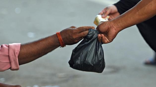 A ban on plastic, sparing a few products such as packaged foods, is set to come into force across Tamil Nadu on New Year’s Day.(Satyabrata Tripathy/HT Photo)