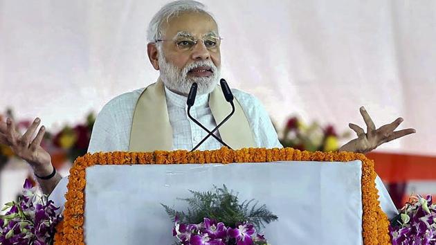 Prime Minister Narendra Modi will visit his parliamentary constituency, Varanasi, on Saturday at the start of a busy domestic schedule as he shrugs aside the Bharatiya Janata Party’s recent electoral reverses and renews contact with his constituents in an early start to the campaign for next year’s Lok Sabha elections. (PTI) Prime Minister Narendra Modi will visit his parliamentary constituency, Varanasi, on Saturday at the start of a busy domestic schedule as he shrugs aside the Bharatiya Janata Party’s recent electoral reverses and renews contact with his constituents in an early start to the campaign for next year’s Lok Sabha elections. (PTI)