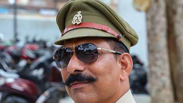 Police Inspector Subodh Kumar Singh, who was shot dead in the Bulandshahr violence on Dec. 03, 2018. Even as police released new details about his killing, a BJP MLA suggested that the police officer could have shot himself accidentally (File Photo)(PTI)