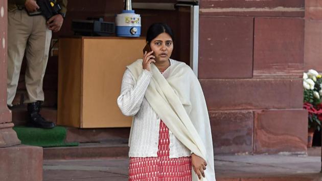 Union Minister of State and Apna Dal leader Anupriya Patel during the Winter Session of Parliament, in New Delhi(PTI) Union Minister of State and Apna Dal leader Anupriya Patel during the Winter Session of Parliament, in New Delhi(PTI)