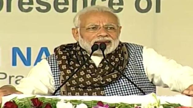 PM Narendra Modi in Varanasi: Prime Minister Narendra Modi says Ghazipur will get better medical facilities soon. (BJP/Twitter) PM Narendra Modi in Varanasi: Prime Minister Narendra Modi says Ghazipur will get better medical facilities soon. (BJP/Twitter)