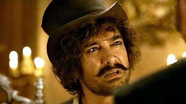 Aamir Khan in a still from Thugs of Hindostan.