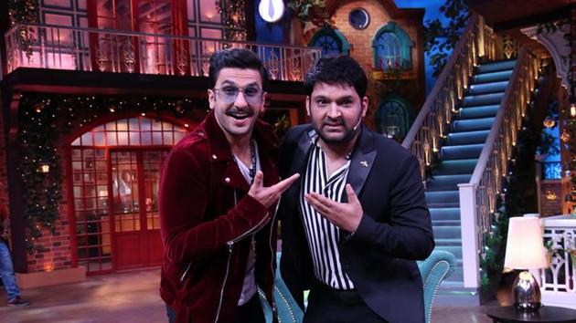 Ranveer Singh was the first guest on The Kapil Sharma Show.