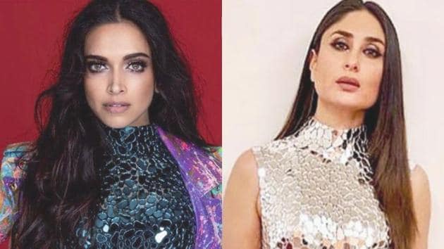 Deepika Padukone and Kareena Kapoor’s statement-making shimmering dresses offer a fun alternative to your typical little black dress look at a New Year’s party. (Instagram)