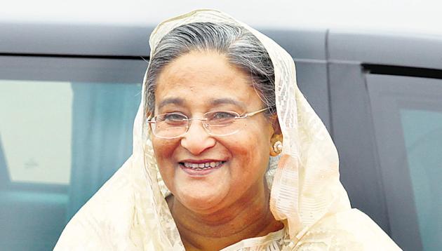 Bangladesh’s premier and ruling party leaders have attacked the opposition in the bitter campaign for Sunday’s general election.(Hindustan Times)