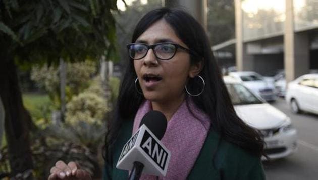 Delhi Commission for Women (DCW) Chairperson Swati Maliwal(HT File)