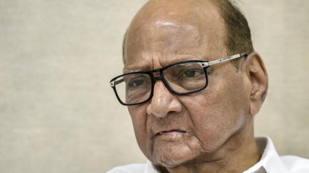 Nationalist Congress Party (NCP) chief Sharad Pawar during his visit to Ahmednagar on Sunday said the corporators did not follow his own instructions as a result of which the party will take appropriate action against corporators in the next five to six days. (HT Photo) Nationalist Congress Party (NCP) chief Sharad Pawar during his visit to Ahmednagar on Sunday said the corporators did not follow his own instructions as a result of which the party will take appropriate action against corporators in the next five to six days. (HT Photo)