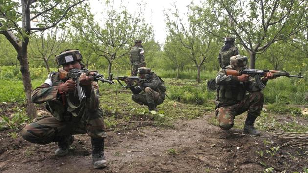 The Indian Army has claimed to have thwarted a “treacherous attempt” by Pakistan’s Border Action Team (BAT) to launch a strike on its post along the Line of Control in Jammu and Kashmir’s Naugam sector and killed two intruders in the area. A spokesperson of the army said the recovery of arms and ammunition early on Sunday indicated that they intended to carry out a “gruesome attack” in the region. (Waseem Andrabi / HT Archive) The Indian Army has claimed to have thwarted a “treacherous attempt” by Pakistan’s Border Action Team (BAT) to launch a strike on its post along the Line of Control in Jammu and Kashmir’s Naugam sector and killed two intruders in the area. A spokesperson of the army said the recovery of arms and ammunition early on Sunday indicated that they intended to carry out a “gruesome attack” in the region. (Waseem Andrabi / HT Archive)