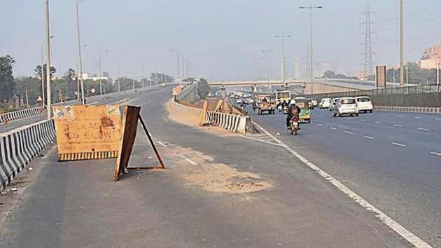 Iffco Chowk U-turn flyover functional from January 1 - Hindustan Times