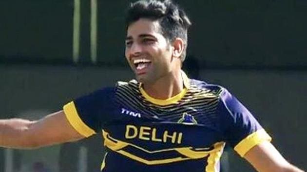 Subodh Bhati performed well for Delhi during the Ranji Trophy match against Bengal. (Twitter) Subodh Bhati performed well for Delhi during the Ranji Trophy match against Bengal. (Twitter)