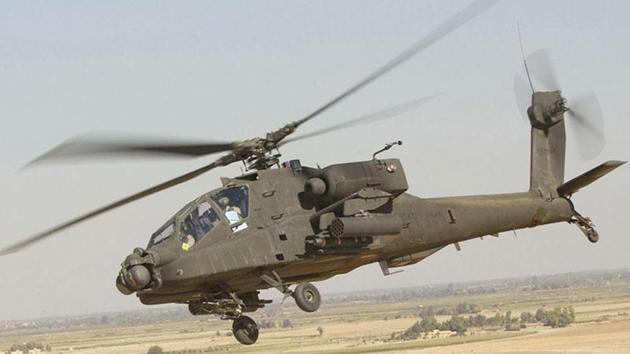 India spent $3 billion on 15 Chinook and 22 Apache attack helicopters (in pic), with the option to buy six more Apaches already approved by the Donald Trump administration.(File Photo)