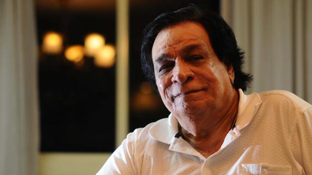 An April 2012 photo of Kader Khan. (Hindustan Times)