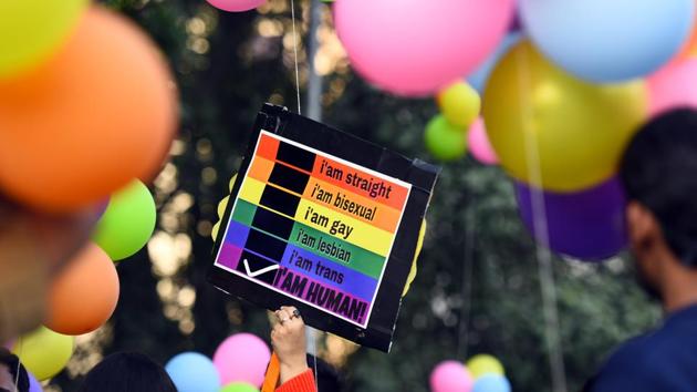 A constitution bench of Supreme Court of India, on September 6, 2018, decriminalised homosexuality by declaring Section 377 of the Indian Penal Code as unconstitutional.(Amal KS/HT PHOTO) A constitution bench of Supreme Court of India, on September 6, 2018, decriminalised homosexuality by declaring Section 377 of the Indian Penal Code as unconstitutional.(Amal KS/HT PHOTO)