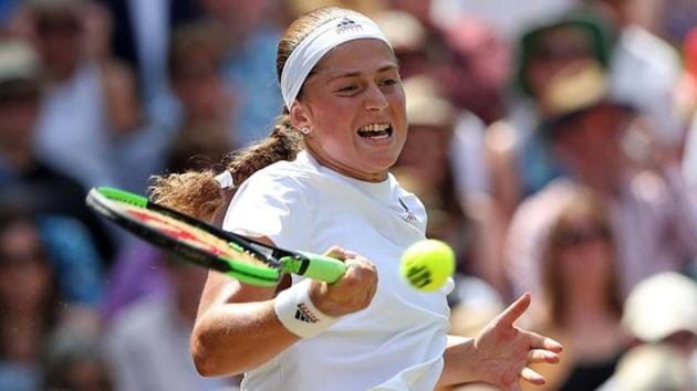 Latvia's Jelena Ostapenko. Representative image. (AFP) Latvia's Jelena Ostapenko. Representative image. (AFP)