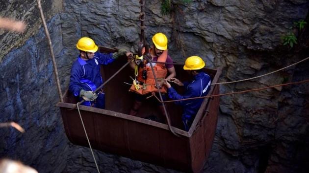 The Supreme Court has agreed to hear a petition seeking a direction to the Centre and state government for adequate manpower and equipment for rescuing the 15 miners trapped in a flooded illegal mine in Meghalaya’s East Jaintia Hills. A two-judge bench, headed by Chief Justice of India Ranjan Gogoi, said it will hear the plea filed by lawyer Aditya N Prasad on Thursday. (Anuwar Hazarika / Reuters File) The Supreme Court has agreed to hear a petition seeking a direction to the Centre and state government for adequate manpower and equipment for rescuing the 15 miners trapped in a flooded illegal mine in Meghalaya’s East Jaintia Hills. A two-judge bench, headed by Chief Justice of India Ranjan Gogoi, said it will hear the plea filed by lawyer Aditya N Prasad on Thursday. (Anuwar Hazarika / Reuters File)