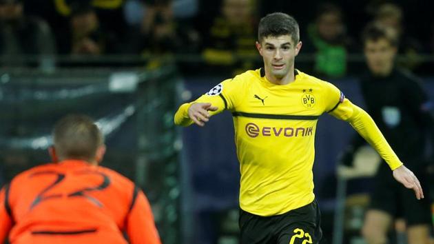 FILE PHOTO: Borussia Dortmund's Christian Pulisic in action.(REUTERS) FILE PHOTO: Borussia Dortmund's Christian Pulisic in action.(REUTERS)