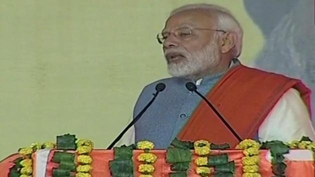 Prime Minister Narendra Modi on Thursday renewed his attack against the Congress on a variety of issues ranging from the Kartarpur Sahib corridor to the 1984 riots and from farmers’ loan waivers to corruption. (ANI/Twitter) Prime Minister Narendra Modi on Thursday renewed his attack against the Congress on a variety of issues ranging from the Kartarpur Sahib corridor to the 1984 riots and from farmers’ loan waivers to corruption. (ANI/Twitter)