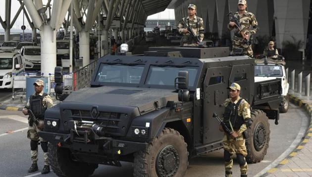 The bullet-resistant vehicles, currently undergoing ballistic testing in Ahmadabad, Gujarat, is expected to be rolled out by the end of this month. (HT Photo) The bullet-resistant vehicles, currently undergoing ballistic testing in Ahmadabad, Gujarat, is expected to be rolled out by the end of this month. (HT Photo)