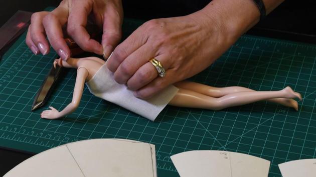 Barbie is turning 60 this year and still doesn't have a single wrinkle. (Photo by Mark RALSTON / AFP) (AFP)