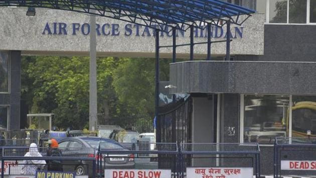 A file photo of Hindon Air Force Station in Ghaziabad. Operating regional flights from the Hindon airbase is expected to decongest the Delhi airport.(HT File)