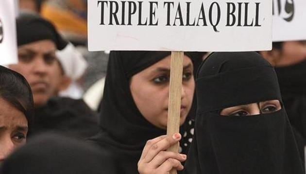 The ruling National Democratic Alliance (NDA) ally in Bihar, Janata Dal-United, on Thursday said it will oppose the triple talaq bill in case voting takes place in the Rajya Sabha.(Raj K Raj/HT PHOTO)