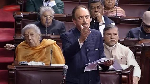Leader of Opposition Ghulam Nabi Azad speaks in the Rajya Sabha during Winter Session of Parliament in New Delhi. (PTI Photo) Leader of Opposition Ghulam Nabi Azad speaks in the Rajya Sabha during Winter Session of Parliament in New Delhi. (PTI Photo)