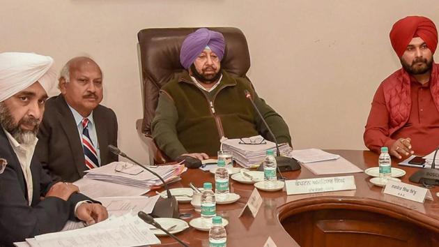 Punjab chief minister Capt Amarinder Singh chairing the cabinet meeting in Chandigarh on Wednesday, January 2, 2019. (PTI) Punjab chief minister Capt Amarinder Singh chairing the cabinet meeting in Chandigarh on Wednesday, January 2, 2019. (PTI)