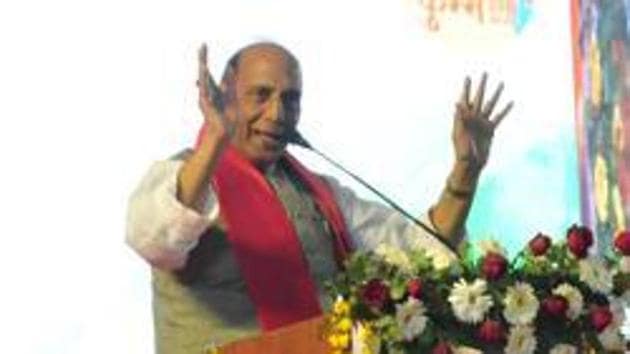 Union home minister Rajnath Singh on Thursday said the Centre has no problem if the elections are held in Jammu and Kashmir(HT File Photo) Union home minister Rajnath Singh on Thursday said the Centre has no problem if the elections are held in Jammu and Kashmir(HT File Photo)