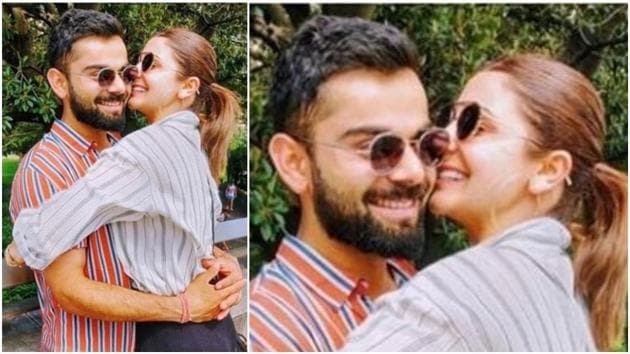 Cricketer Virat Kohli with wife and actor Anushka Sharma.(Instagram)