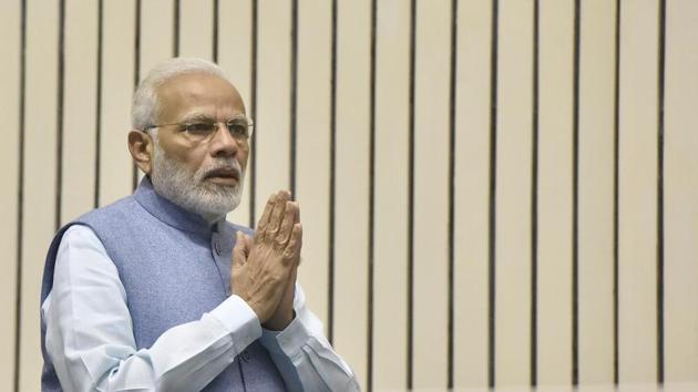 “Earlier governments ignored Manipur and the northeast. But Delhi is at your doorstep now. I myself have visited northeast nearly 30 times in the past four and half years,” Prime Minister Narendra Modi said. (Sonu Mehta/HT PHOTO) “Earlier governments ignored Manipur and the northeast. But Delhi is at your doorstep now. I myself have visited northeast nearly 30 times in the past four and half years,” Prime Minister Narendra Modi said. (Sonu Mehta/HT PHOTO)