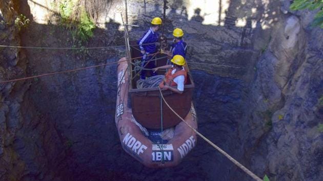 The Supreme Court asked the government to submit a status report on steps taken and the progress of the operation to rescue the 15 miners stuck in an illegal mine in Meghalaya since December 13. Appearing to be satisfied with the efforts taken by the Centre, the court said it will now hear the matter on January 7. (AFP File) The Supreme Court asked the government to submit a status report on steps taken and the progress of the operation to rescue the 15 miners stuck in an illegal mine in Meghalaya since December 13. Appearing to be satisfied with the efforts taken by the Centre, the court said it will now hear the matter on January 7. (AFP File)