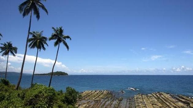 An Indonesian cargo vessel from Aceh, laden with 150 tonnes of commercial goods, docked at Port Blair in India’s Andaman and Nicobar Islands Friday. (Representational Image)(AFP)