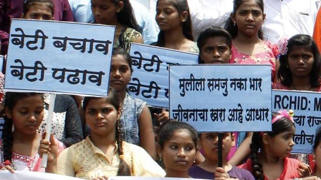 All the districts of the country have been covered under the Beti Bachao Beti Padhao Scheme (BBBP) since 2018-19, the ministry of women and child development said Friday.(Bachchan Kumar / HT Photo) All the districts of the country have been covered under the Beti Bachao Beti Padhao Scheme (BBBP) since 2018-19, the ministry of women and child development said Friday.(Bachchan Kumar / HT Photo)