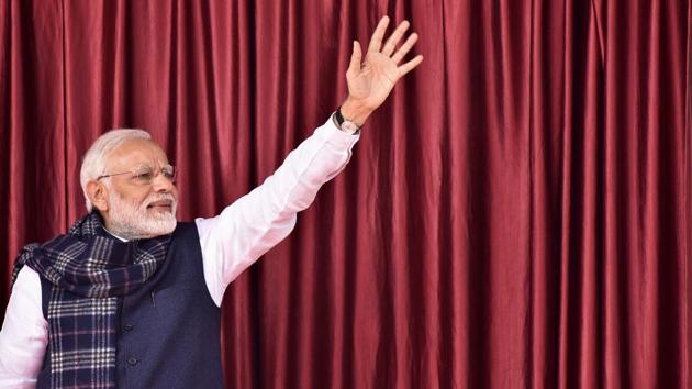 In his first-ever visit to Baripada town in northern Odisha town of Mayurbhanj district after becoming Prime Minister, Narendra Modi said Congress tried to fool countrymen and play with the security of the country.(AFP)