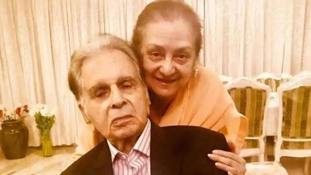 Dilip Kumar and wife Saira Banu shifted to the latter’s bungalow No 34 in Bandra west in 2003 as his iconic bungalow No 16 was in a dilapidated condition.(HT Photo)