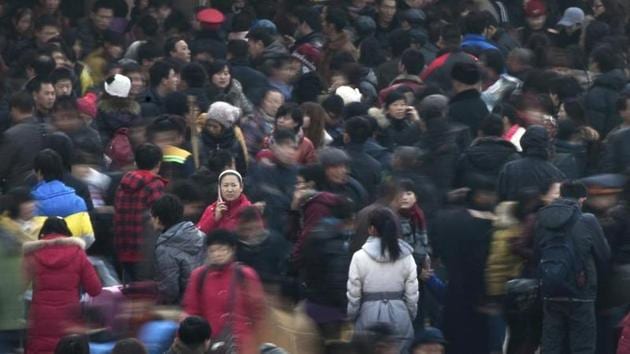 China’s population will peak in 2029 at 1.44 billion before beginning a period of “unstoppable” decline, a government report said.(AP File Photo)