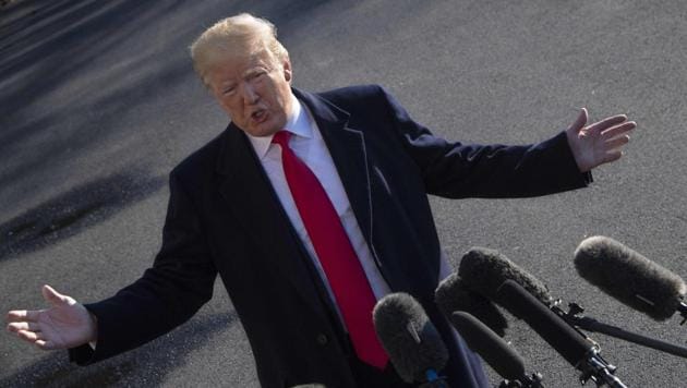 Donald Trump in a meeting with congressional Democrats on Friday said he was prepared for the partial government shutdown to continue for months — or even years — if he doesn’t get the money he wants for a wall along the Mexican border.(AFP)