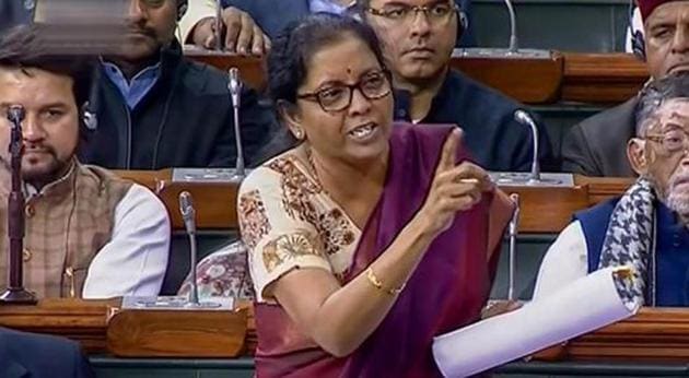 Defence minister Nirmala Sitharaman on Sunday hit back at Congress President Rahul Gandhi after he accused her of lying in Parliament about procurement orders worth Rs 1 lakh crore for state-run aerospace major Hindustan Aeronautics Limited (HAL). (PTI) Defence minister Nirmala Sitharaman on Sunday hit back at Congress President Rahul Gandhi after he accused her of lying in Parliament about procurement orders worth Rs 1 lakh crore for state-run aerospace major Hindustan Aeronautics Limited (HAL). (PTI)