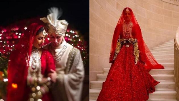 Priyanka Chopra and Nick Jonas’ new wedding pictures are breathtaking.(Instagram)