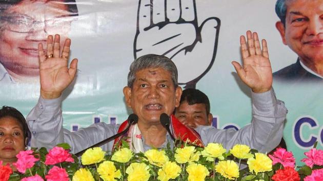 Senior Congress leader and former Uttarakhand CM Harish Rawat (in pic) and leader of opposition in the state assembly Indira Hriyadesh are reportedly in the race for the Nainital Lok Sabha seat.(PTI File)