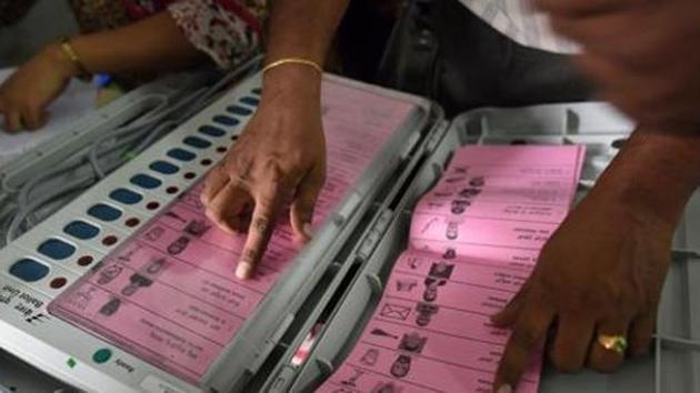 The Election Commission cancelled the Tiruvarur bypoll, necessitated following the demise of DMK leader M Karunanidhi, after parties expressed reservations in holding the election in view of cyclone Gaja relief measures. (Arijit Sen/HT File Photo) The Election Commission cancelled the Tiruvarur bypoll, necessitated following the demise of DMK leader M Karunanidhi, after parties expressed reservations in holding the election in view of cyclone Gaja relief measures. (Arijit Sen/HT File Photo)