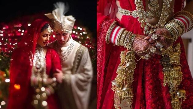 Video shows tiny unseen details in Priyanka Chopra's wedding dress