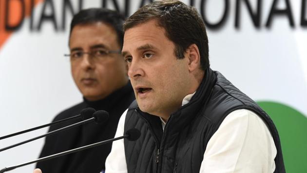 Congress president Rahul Gandhi met party leaders from Punjab including CM Amarinder Singh to discuss preparations for the upcoming LS polls, Monday, January 7, 2019. (Arvind Yadav/HT File) Congress president Rahul Gandhi met party leaders from Punjab including CM Amarinder Singh to discuss preparations for the upcoming LS polls, Monday, January 7, 2019. (Arvind Yadav/HT File)