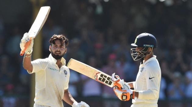 Rishabh Pant celebrates his Sydney century. (AFP) Rishabh Pant celebrates his Sydney century. (AFP)